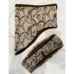 Kerrits Equestrian Winter Neck Warmer and Headband Combo